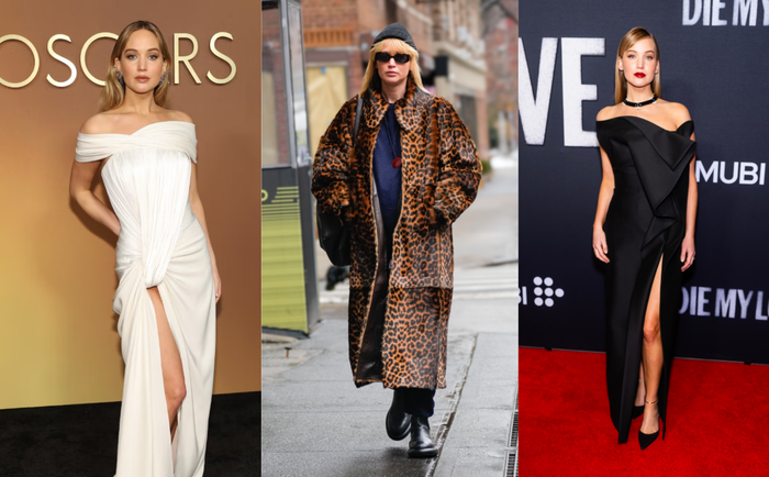 Jennifer Lawrence chinh phục công chúng với khả năng biến hóa đa dạng, từ phong cách đường phố nhẹ nhàng đến vẻ lộng lẫy trên thảm đỏ. Riêng ở thảm đỏ, cô đã trình làng loạt thiết kế ra mắt của Jonathan Anderson cho Dior, phối hợp cùng stylist Jamie Mizrahi. Ảnh: Harper’s Bazaar