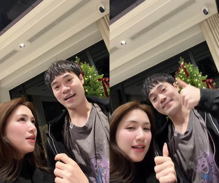 Video Hòa Minzy quay chung Văn Toàn khiến nhiều khán giả thích thú. Cả hai cùng công bố sự kiện fan concert của nữ ca sĩ vào đầu tháng 2/2026. (Ảnh chụp màn hình)