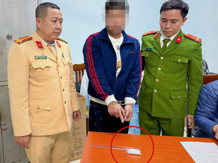 H. tại Cơ quan Công an. Ảnh: Công an TP Hà Nội