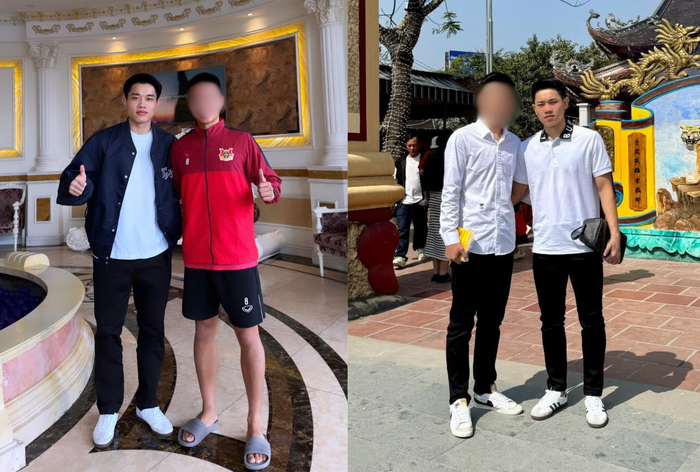 Đình Bắc lựa chọn đôi giày giá gần 3 triệu đồng để hoàn thiện phong cách thời trang đời thường. Ảnh: FBNV