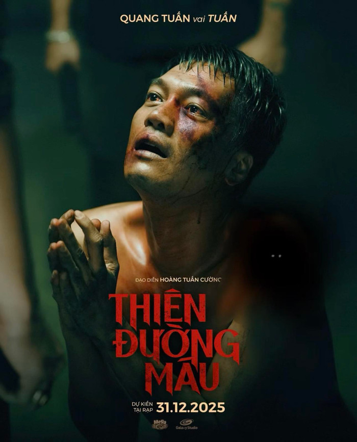 Quang Tuấn tiếp tục với dự án Thiên Đường Máu, dự kiến ra rạp vào ngày 31/12.