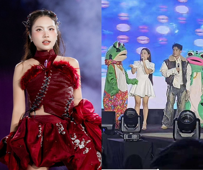 Phương Mỹ Chi hài hước cho biết cô 'trả nợ hợp đồng' cho Lê Dương Bảo Lâm.