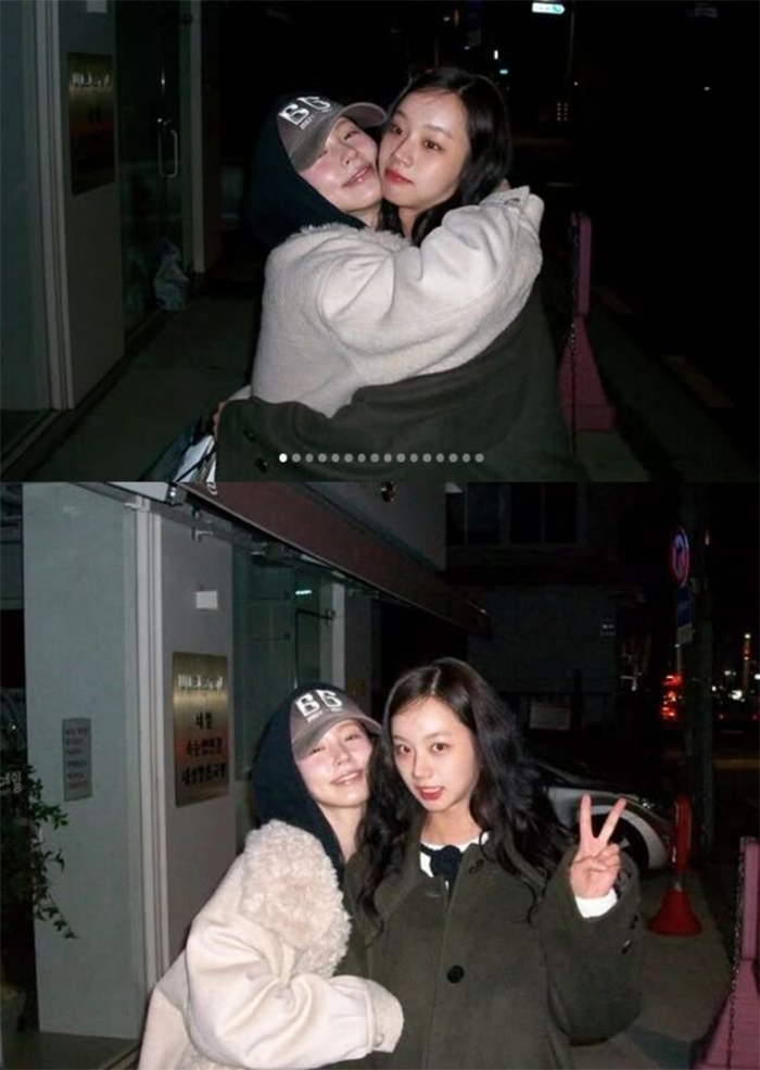 Hyeri khoe khoảnh khắc bên Miyeon nhân dịp Giáng sinh.