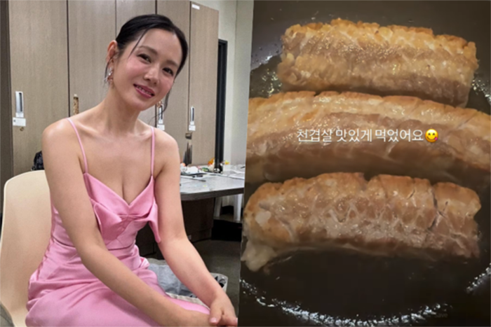 Son Ye Jin chia sẻ bức ảnh ăn uống khiến dân tình xôn xao bàn tán.&nbsp;