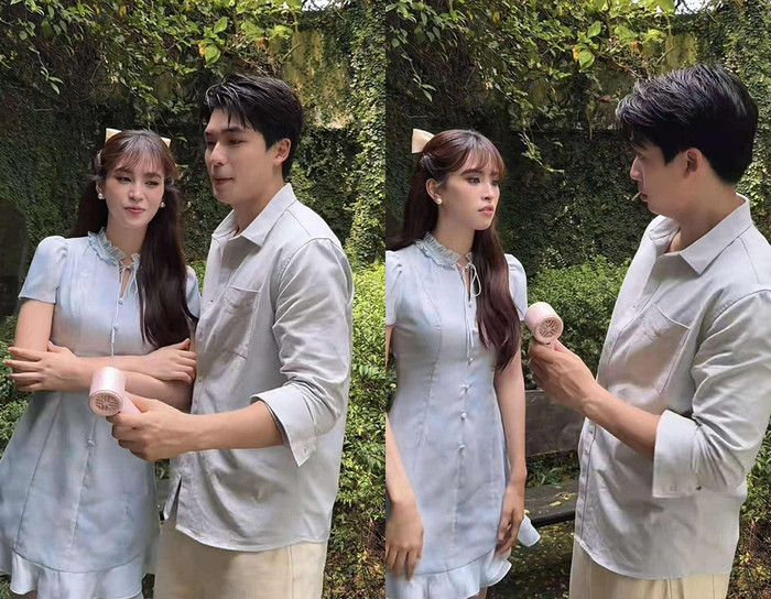 Những màn tương tác thân thiết của Tiểu Vy và Quốc Anh khiến khán giả thích thú, nhiệt tình 'đẩy thuyền'.