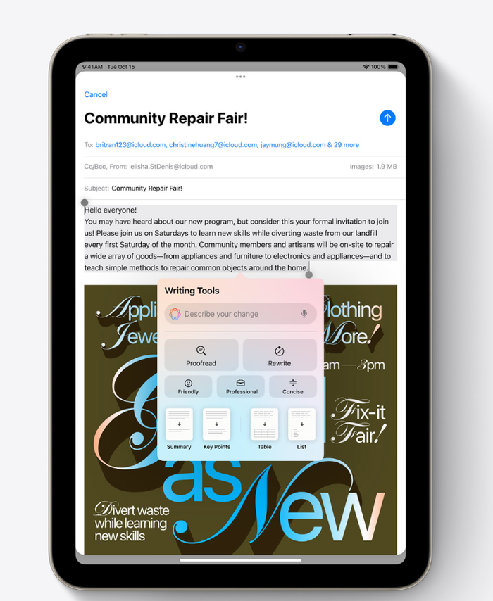 iPad mini sẽ được hoàn thiện trở lại với sự thay đổi đến từ màn hình. (Ành: Apple)