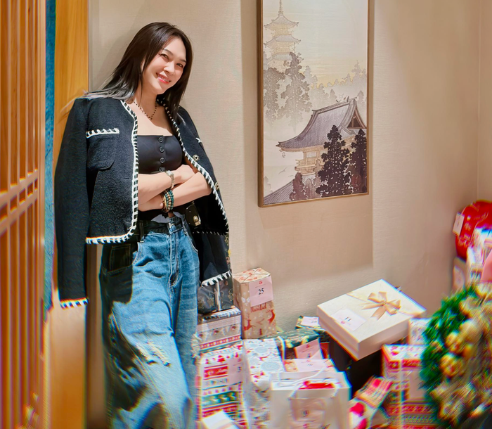 Mỹ Tâm thể hiện sự cởi mở khi được khán giả hỏi thăm về bộ phim của Mai Tài Phến. Ảnh: FBNV