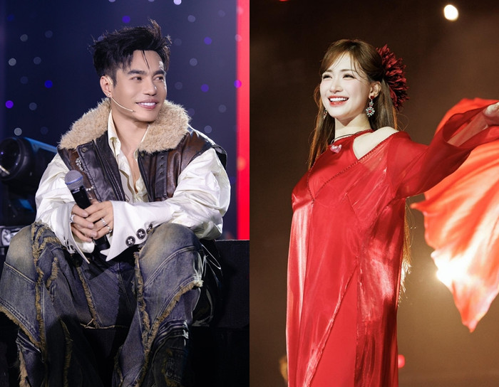 Hòa Minzy và Lê Dương Bảo Lâm là những nghệ sĩ hoạt ngôn, nhiệt tình trong Vbiz.&nbsp;