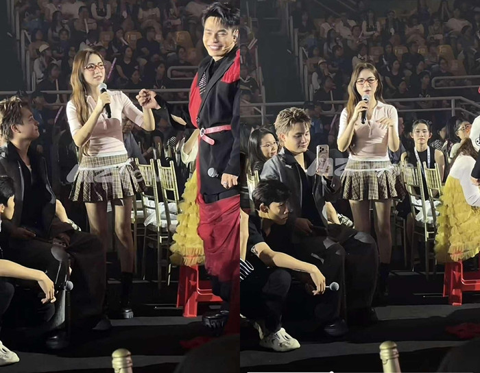 Hòa Minzy hóa giải những khúc mắc với Lê Dương Bảo Lâm. Cả hai nghệ sĩ vẫn giữ mối quan hệ thân thiết, nhiệt tình hỗ trợ nhau. (Ảnh từ TikTok Ở đây hóng sao)