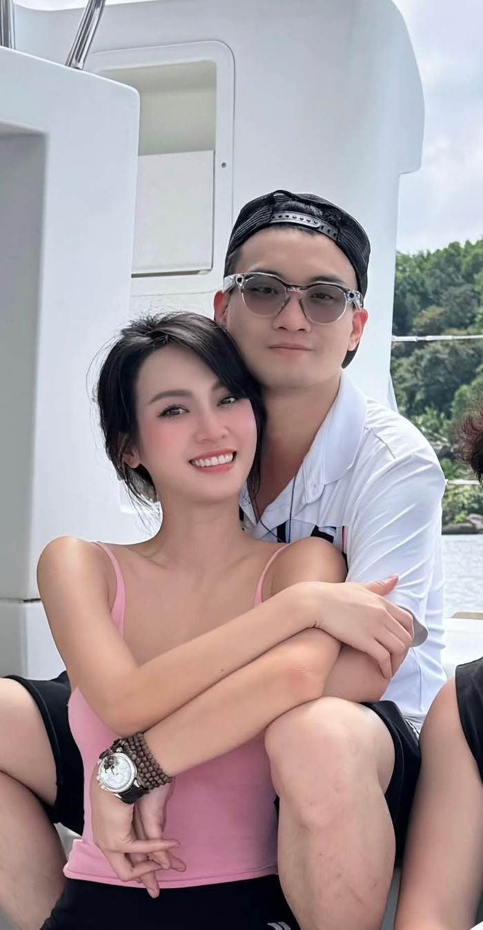 Vũ Thúy Quỳnh và Đức Phạm đang ở trong mối quan hệ tình cảm ngọt ngào. Ảnh: FBNV