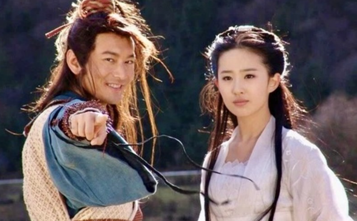 Huỳnh Hiểu Minh và Lưu Diệc Phi trong Thần Điêu Đại Hiệp (phiên bản 2006) với vai chính Dương Quá - Tiểu Long Nữ