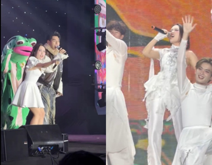 Nữ ca sĩ tiếp tục tham gia 2 sự kiện tại TP.HCM sau khi vừa đáp chuyến bay từ Hà Nội về.