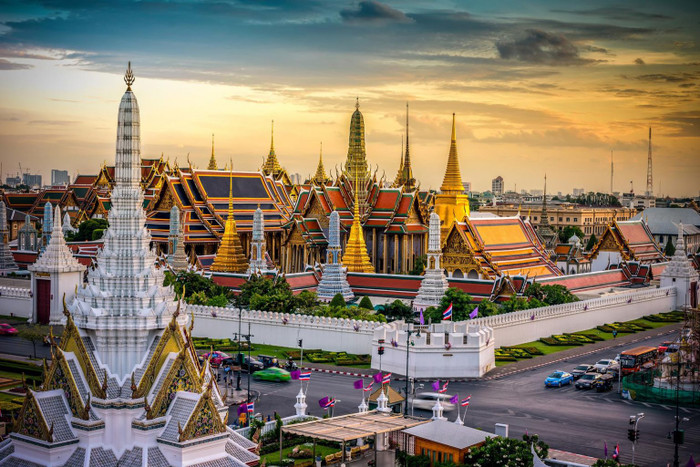 Bangkok - thành phố nổi tiếng của Thái Lan.