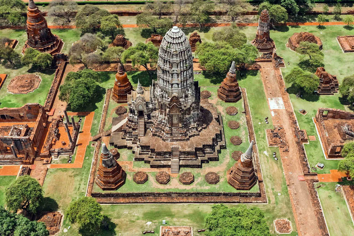Vẻ đẹp hoài cổ của Ayutthaya.