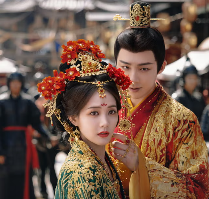 Cảnh tương tác ngọt ngào của Lưu Vũ Ninh - Lý Nhất Đồng trong Thư Quyển Nhất Mộng