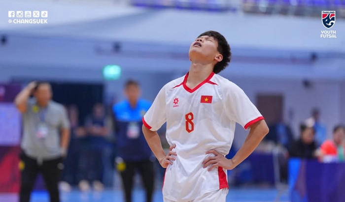 Việt Nam thua U19 futsal Malaysia ở giải U19 Đông Nam Á. Ảnh: FAT