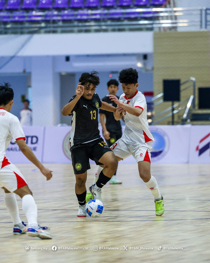 Malaysia liên tiếp thắng Việt Nam ở futsal. Ảnh: FAM