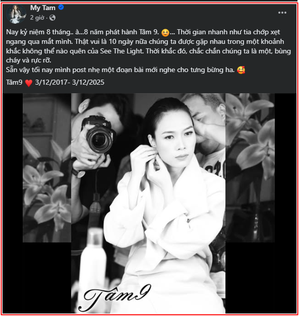 Thông báo gây xôn xao của Mỹ Tâm Ảnh 1