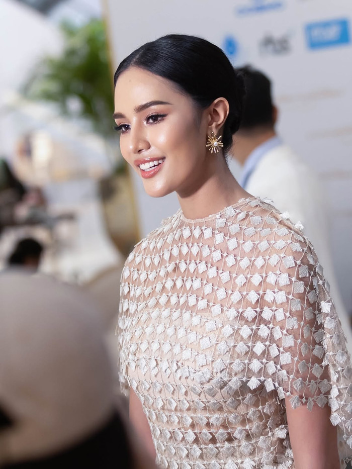 Hoa hậu từng bị Miss Universe tước danh hiệu khi cô thông báo sẽ thi Miss World 2025. (Ảnh IGNV)