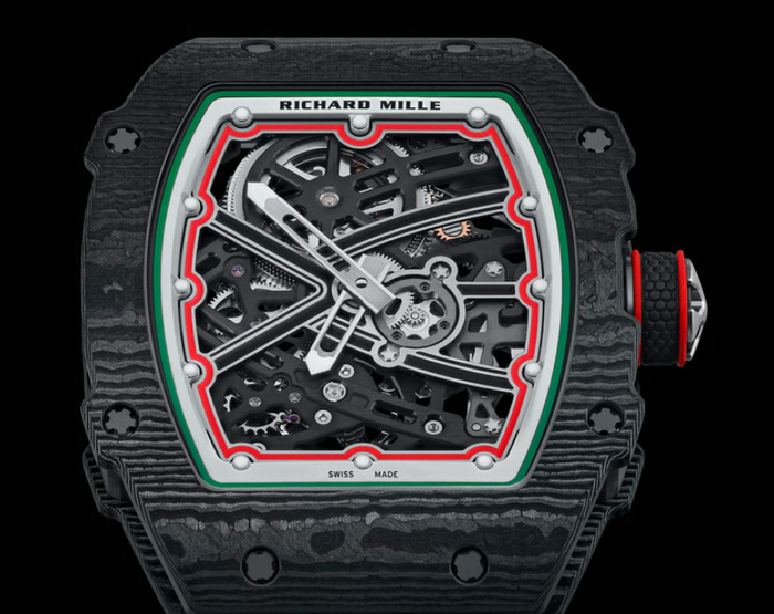 Mặt số trên chiếc đồng hồ của bạn thân Cường Đô La thể hiện đầy đủ những phẩm chất mà hãng đồng hồ này mang lại. (Ảnh: Richard Mille)