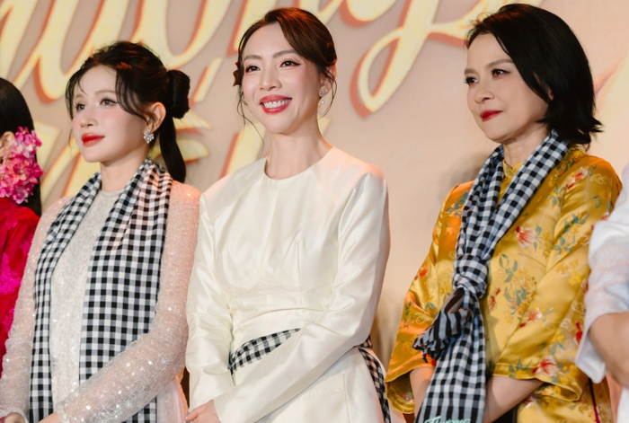 Thu Trang xuất hiện tại sự kiện ra mắt và công chiếu sớm bộ phim Ai Thương Ai Mến tối 29/12 tại TP.HCM