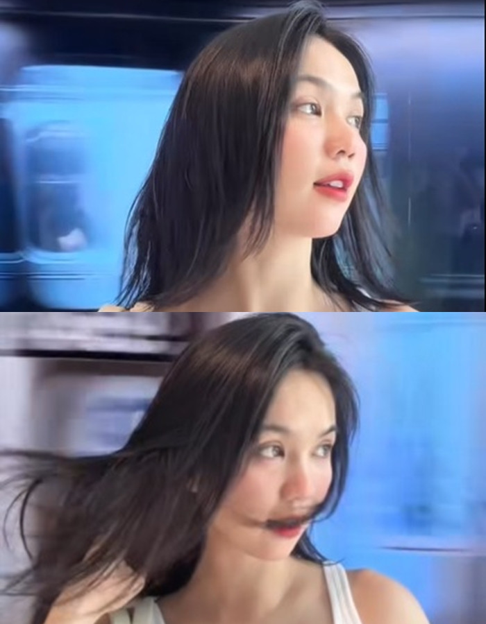 Ngọc Trinh khoe vẻ đẹp khỏe khoắn, quyến rũ trong đoạn clip mới đây.