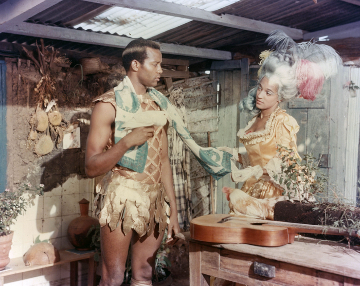 Cảnh tiệc tùng trong Orpheus (1959).