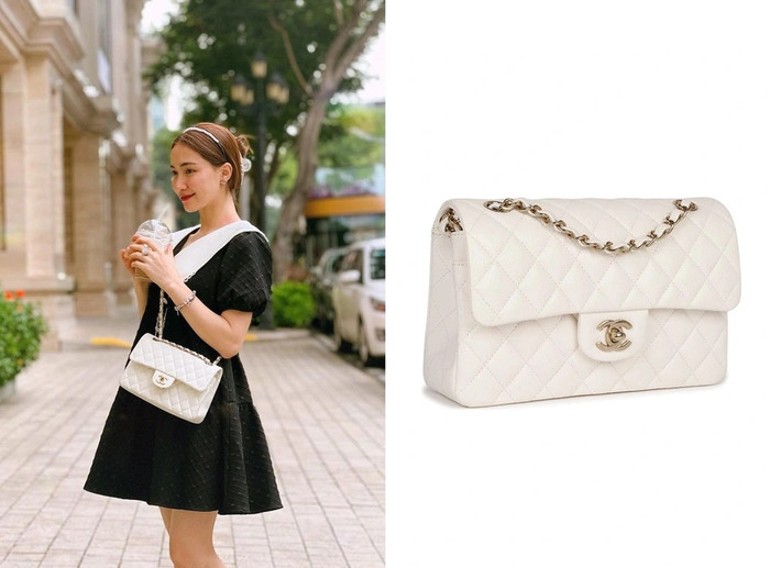 Một trong những mẫu túi được Hòa Minzy đeo thường xuyên là Chanel Classic Flap.