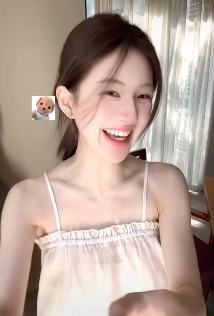 Triệu Lộ Tư vừa đăng tải một đoạn clip mới trên trang cá nhân (Ảnh: Chụp màn hình).