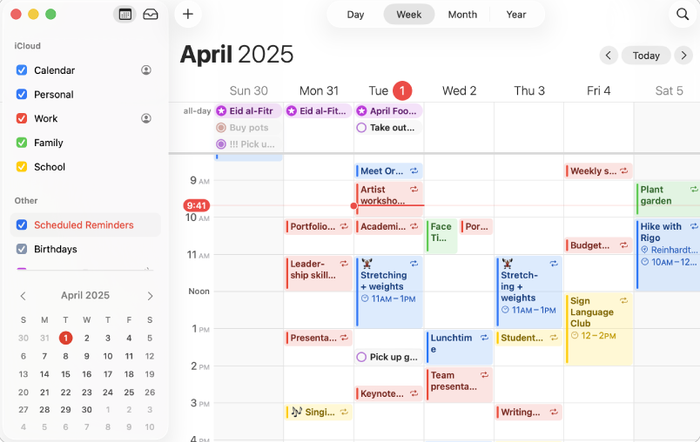 Một ứng dụng Calendar mới sẽ xuất hiện trong bản cập nhật iOS 27. (Ảnh: Apple)
