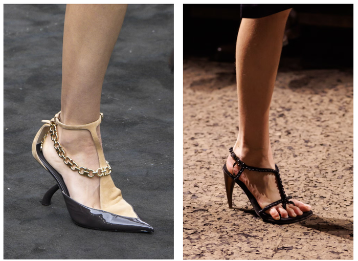 Giày cao gót quai chữ T. Ảnh: Getty Images