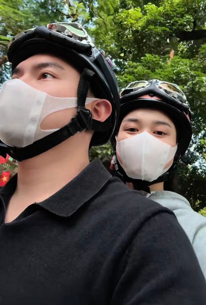 Đỗ Thị Hà hé lộ khoảnh khắc đời thường bên chồng.