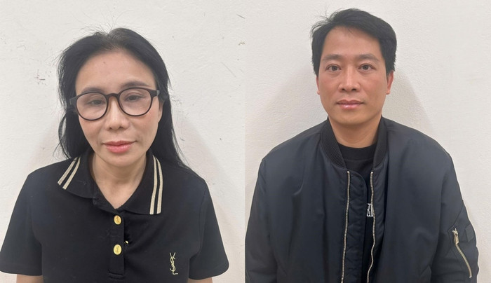 Vợ chồng Mailisa tại thời điểm bị bắt tạm giam.