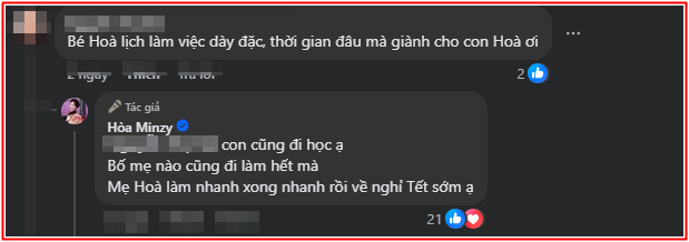 Hòa Minzy chạy show liên tục, khán giả thắc mắc một điều về bé Bo Ảnh 3