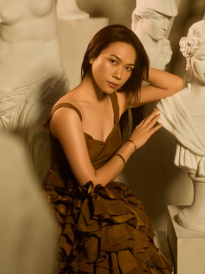 Khoảnh khắc Mỹ Tâm xuất hiện cùng chiếc xe điện đã thu về 2 triệu lượt xem. Ảnh: IGNV