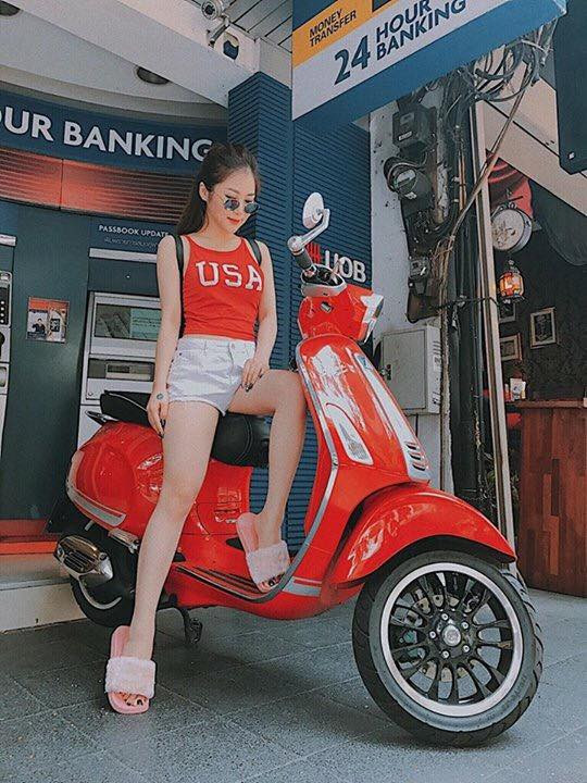 Chiếc xe 83 triệu của Hương Tràm thuộc dòng xe cao cấp, hiện đại (Ảnh: FBNV).