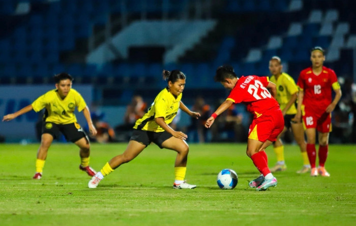 Malaysia hoàn toàn lép vế trước Việt Nam. Ảnh: FAM