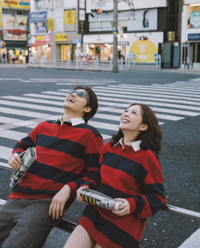 Gương mặt rạng rỡ của cặp đôi trong loạt ảnh mới (Ảnh: FBNV).