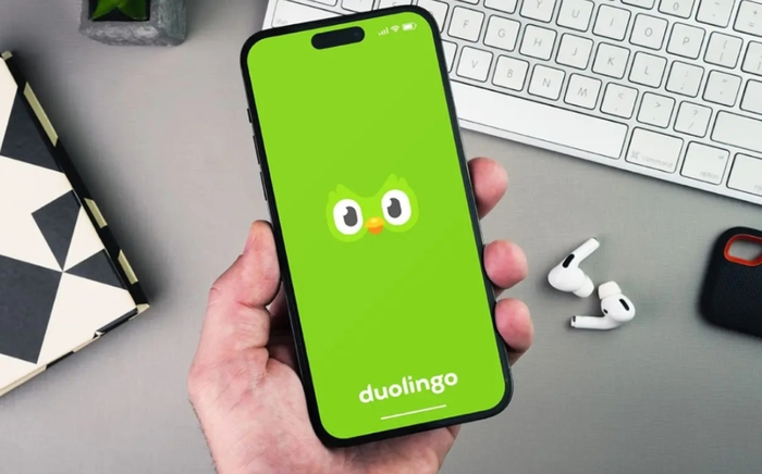 Ứng dụng học ngôn ngữ Duolingo. Ảnh minh họa