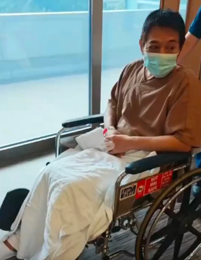 Hồi tháng 8, sao nam gạo cội từng gây xôn xao khi nhập viện để tiếp nhận phẫu thuật. Ảnh chụp màn hình