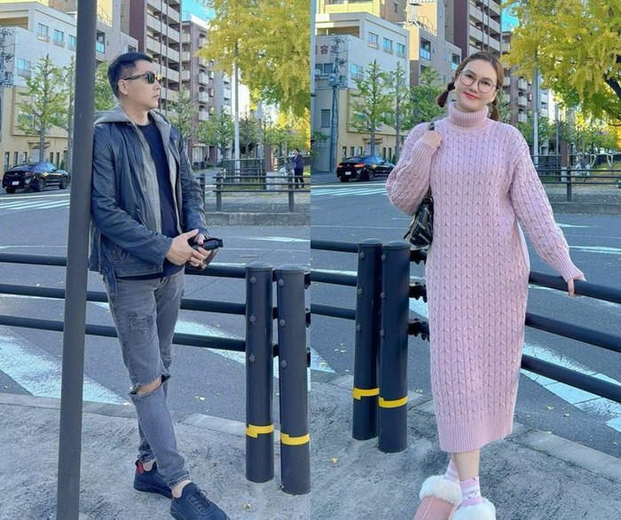 Hương Giang lần đầu công khai ảnh rõ mặt chồng sau 3 năm gắn bó. (Ảnh FBNV)