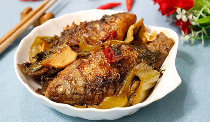Món cá mè om dưa. (Ảnh minh họa từ Internet)