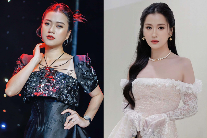 Hình ảnh của Lâm Vỹ Dạ ngày trước và sắc vóc hiện tại của cô khiến công chúng không khỏi bất ngờ (Ảnh: FBNV).