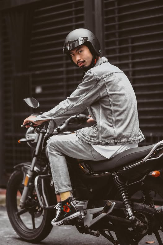 Chiếc xe máy 30 triệu mà Đen Vâu tin dùng. Ảnh: FBNV