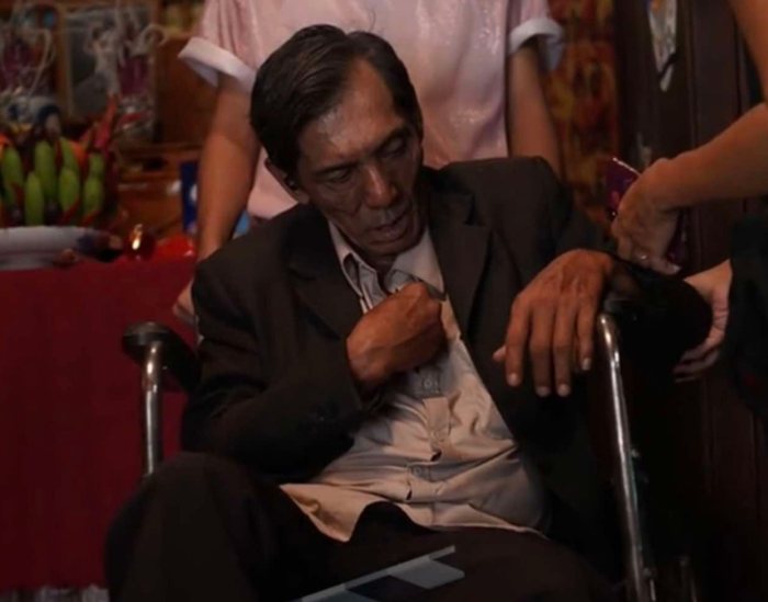 Nghệ sĩ Thương Tín trong lần xuất hiện cuối cùng trên màn ảnh