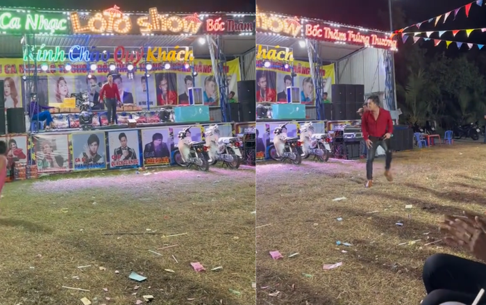 Nam ca sĩ nổi tiếng một thời đi hát hội chợ, gây xôn xao khi chỉ vài khán giả ngồi xem Ảnh 1