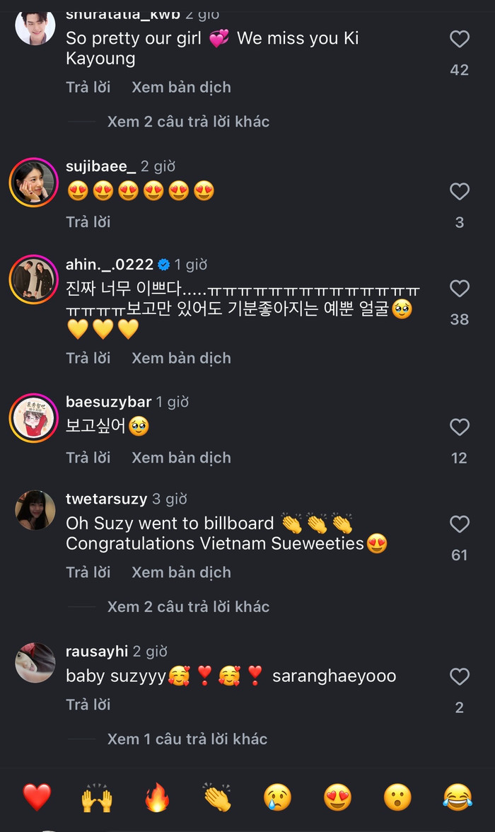 Dưới bình luận, fan quốc tế 'không khỏi ghen tị' và chúc mừng Sueweeties Việt