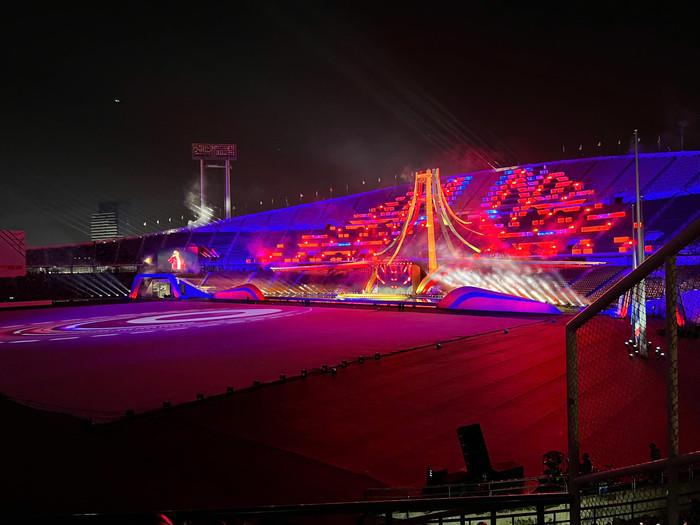 Tiết mục Khơi lửa đại hội. Ảnh: Quý Lượng