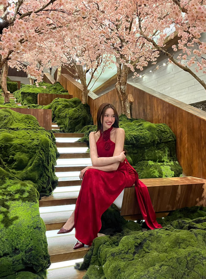 MC Thanh Thanh Huyền trước khi về quê ăn Tết đã tranh thủ thực hiện một số bộ ảnh để chào đón năm Ất Tỵ. Ảnh: FBNV