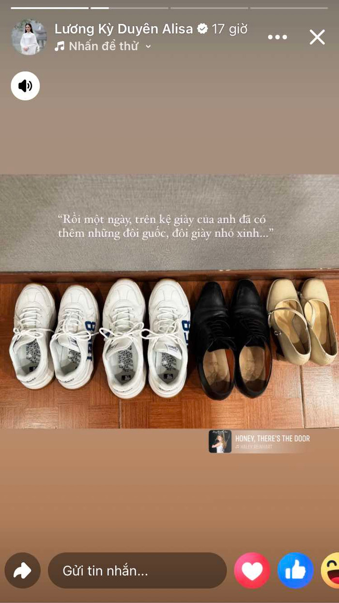 Hoa hậu Kỳ Duyên tiết lộ về cuộc sống tân hôn. (Ảnh FBNV)